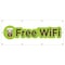 Signmission Free Wifi Banner Heavy Duty 13 Oz Vinyl with Grommets Single Sided B-96 Free Wifi - alternate 1